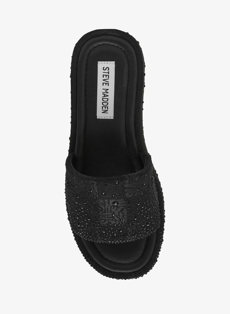 ستيف مادن صنادل إسفين بشعار قماشي - Image 4